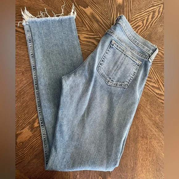 Rag & Bone Jeans Size 27 Skinny Blue Distressed - Picture 11 of 14